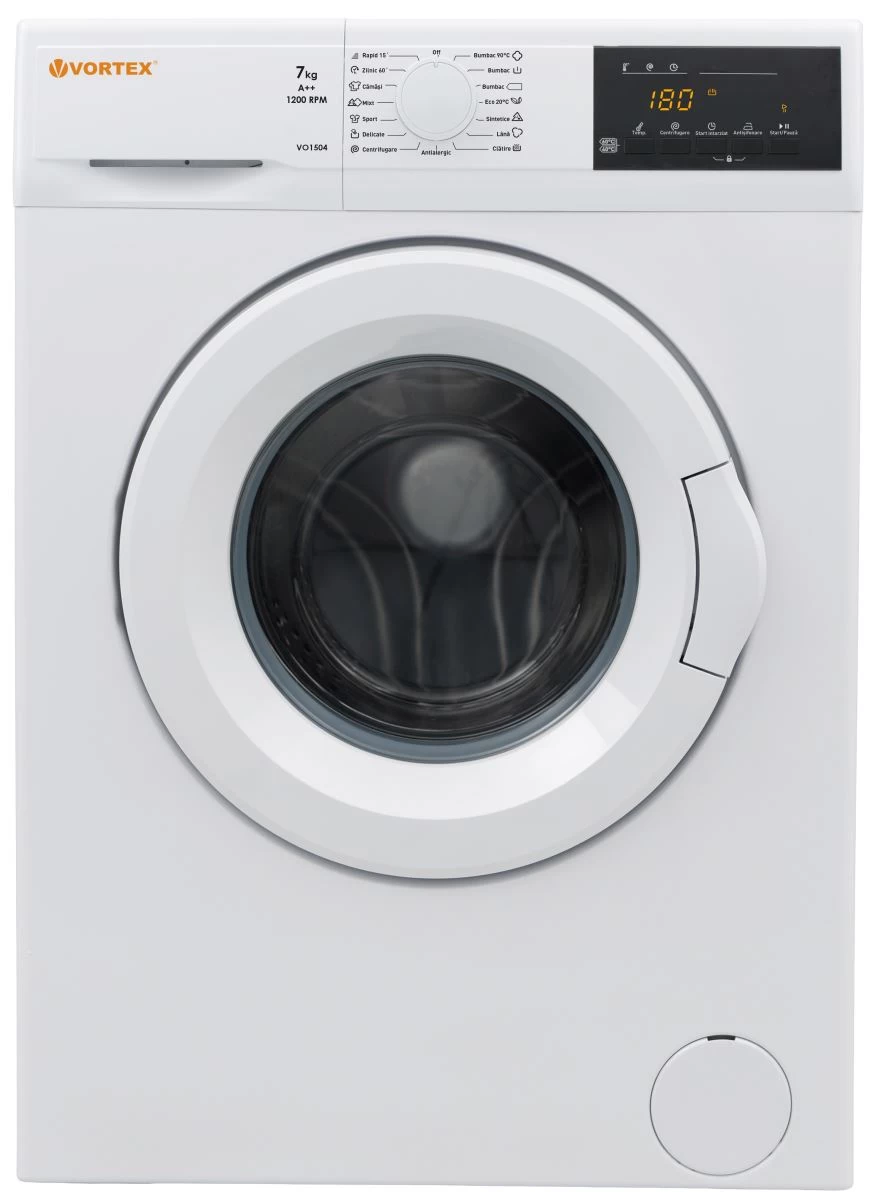 Masina de spalat Vortex VO1504 7 kg / 1200 rot/min / A++ / Alb photo 1