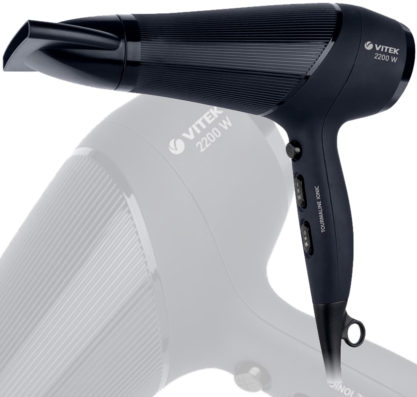 Фен Vitek VT-8204 2200W Черный photo 2