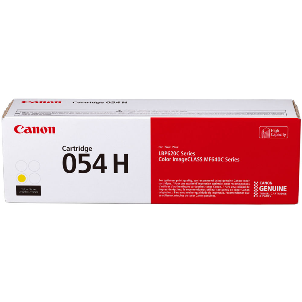 Laser Cartridge Canon 054H (3025C002), yellow (2300 pages) for LBP621Cw, LBP623Cdw, MF641Cw, MF645Cx, MF643Cdw photo 1