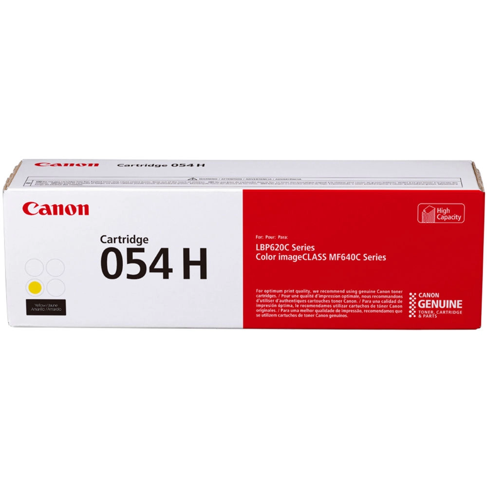 Laser Cartridge Canon 054H (3025C002), yellow (2300 pages) for LBP621Cw, LBP623Cdw, MF641Cw, MF645Cx, MF643Cdw photo 1