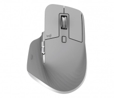 Logitech Wireless Mouse MX Master 3, 7 buttons, 4000 dpi, Darkfield high precision, Hyper-efficient scrolling, Effortless multi-computer workflow pair up to 3 devices, Dual connectivity 2.4, GHz and Bluetooth, Unifying receiver, Grey 