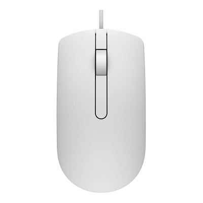 Мышь Dell MS116 / USB / Optic / White photo 1