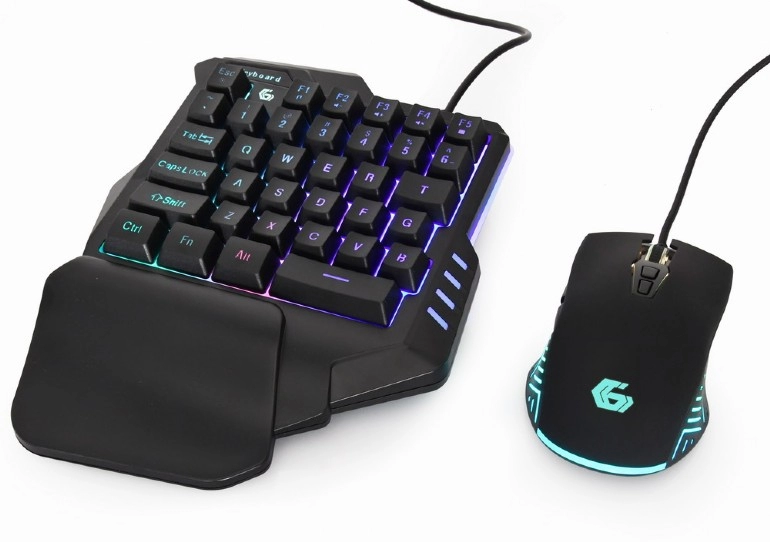 Gembird GGS-IVAR-TWIN, 2-in-1 backlight USB gaming desktop kit "IVAR TWIN", US layout photo 2