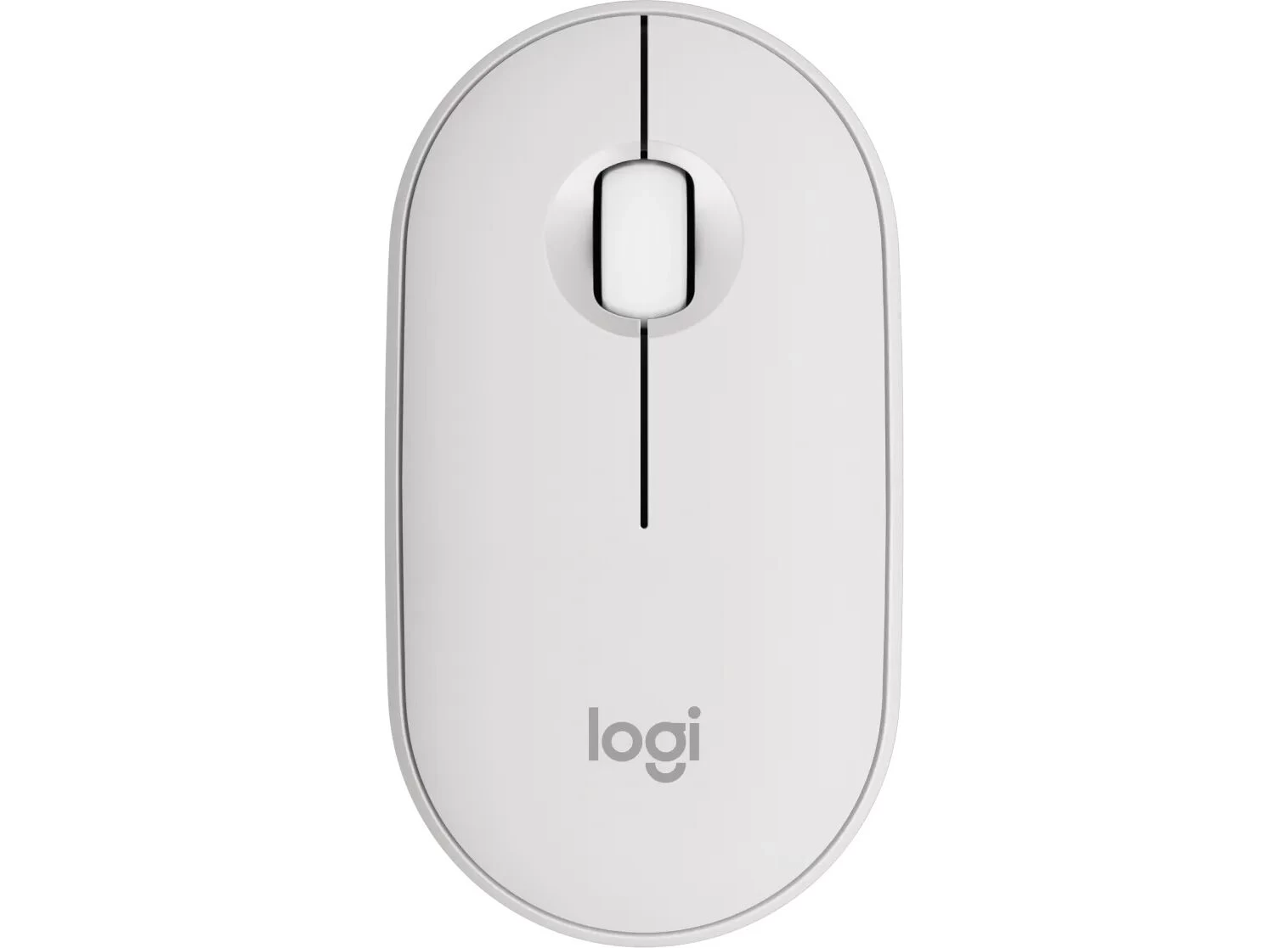 Mouse Wireless Logitech Pebble Mouse 2 M350s, Tonal White photo 1
