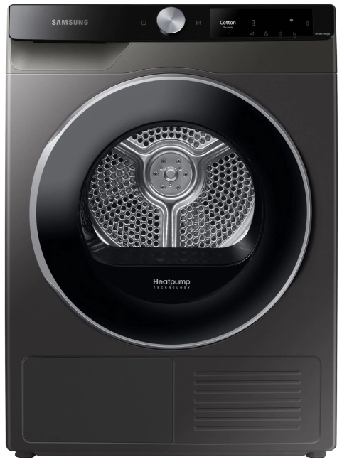 Mas. de uscat rufe cu pompa de caldura Samsung DV90T6240LX / 9 kg / A+++ / Negru photo 1