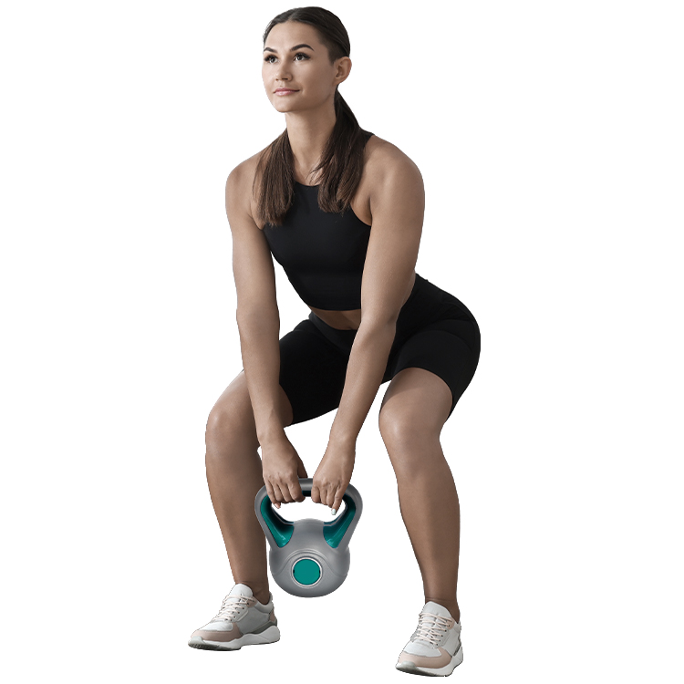 Greutate 10 kg YORK Vinyl Kettlebell photo 2