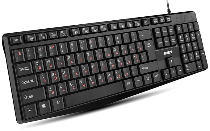 Клавиатура проводная Sven KBS305 / Мембранная photo 2