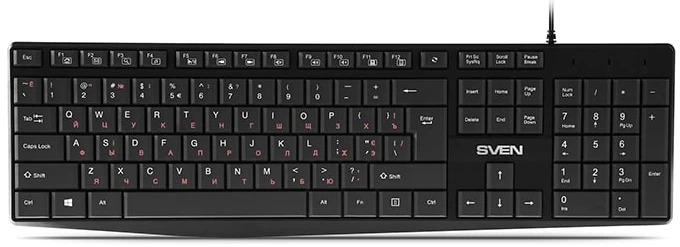 Клавиатура проводная Sven KBS305 / Мембранная photo 5