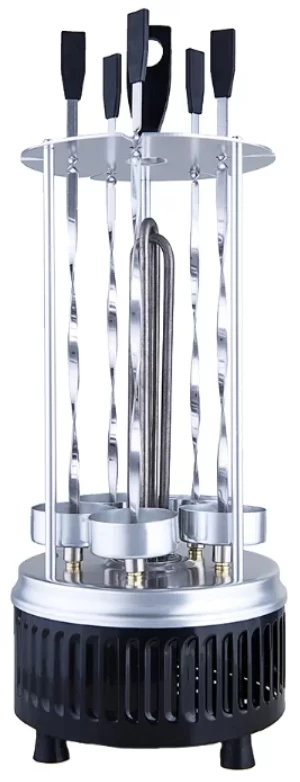 Электрошашлычница Kitfort KT-1405, 900 Вт, Серебристый photo 2