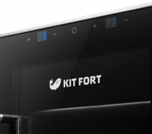 Винный холодильник Kitfort  KT-2405, 12 бутылок бутылок, 51 см, B, Черный thumbnav 5