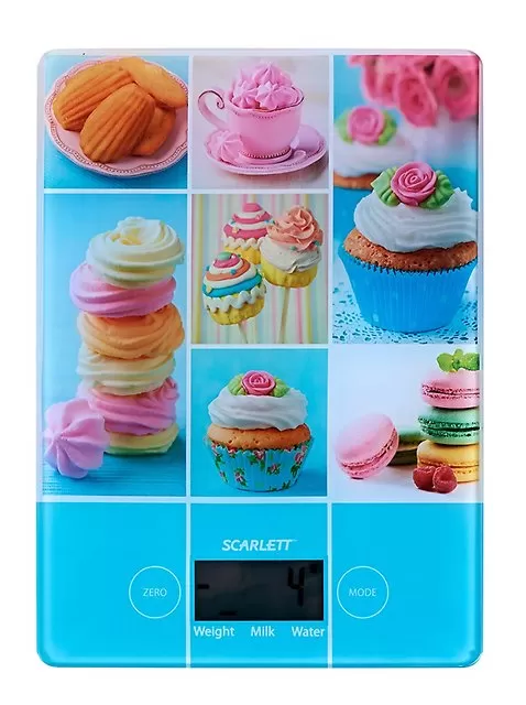 Кухонные весы Scarlett SCKS57P05, 5 кг, C рисунками photo 1