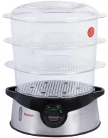 Aparat de fiert cu aburi Saturn STEC0105, 5 l, Gri-nergu 