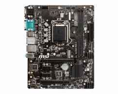 MSI H410M PRO-C, Socket 1200, Intel® H410 (10th Gen CPU), Dual 2xDDR4-2933, CPU Intel graphics, VGA, DVI, HDMI, DP, 1xPCIe x16, 4xSATA3, 1xM.2, 2xPCIe x1, 1xPCI, 1xCOM, ALC892 HDA, 1xGbE LAN, 4xUSB3.2, mATX, Bulk (OEM) thumbnav 1