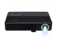 WXGA LED Projector  ACER XD1320WI (MR.JU311.001), 1280x800, 100000:1, 4000Lm (1600 ANSI Lm), 30000hrs (Eco), HDMI, VGA, Wi-Fi, USB, 3W Mono Speaker, Audio Line-out, Black, 2,1kg thumbnav 1
