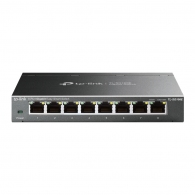 Коммутатор TP-LINK TL-SG108E / 8 port / Gigabit / RJ45 / steel case thumbnav 1