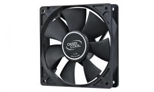 120mm Case Fan - DEEPCOOL ”XFAN 120” Fan, 120x120x25mm, 1300rpm, <25dBa, 44.7CFM, Hydro Bearing, Big 4Pin and 3Pin Molex, Black 