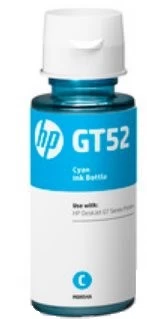 HP GT52 (M0H54AE) Cyan Original Ink Bottle (~8,000 pages), (for HP Ink Tank 115, HP Ink Tank 315/319, HP Ink Tank Wireless 415/419, DeskJet G5810/G5820) photo 1