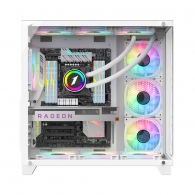 Игровой корпус 1STPLAYER MV8-TP / no PSU / Side-Window / 7x120mm / ATX / White thumbnav 4