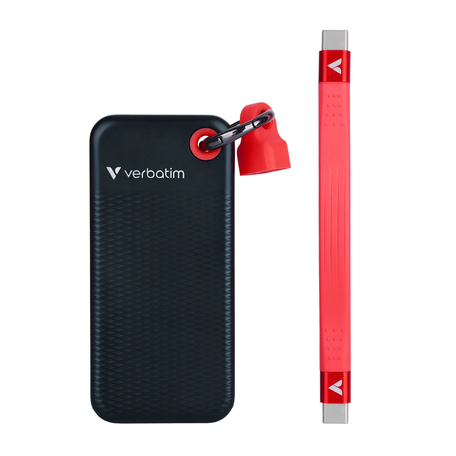 M.2 SSD Extern Verbatim Pocket / 2TB / USB 3.2 Gen 2 / Black/Red photo 1
