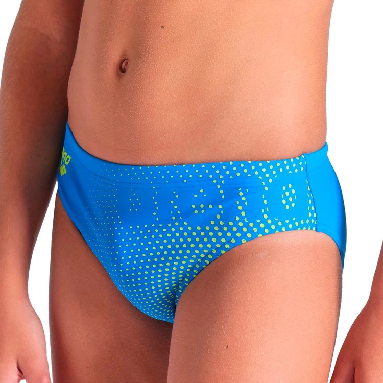 Плавки Arena DIM LIGHT SWIM BRIEFS 128 Голубой/желтый Мужской photo 5