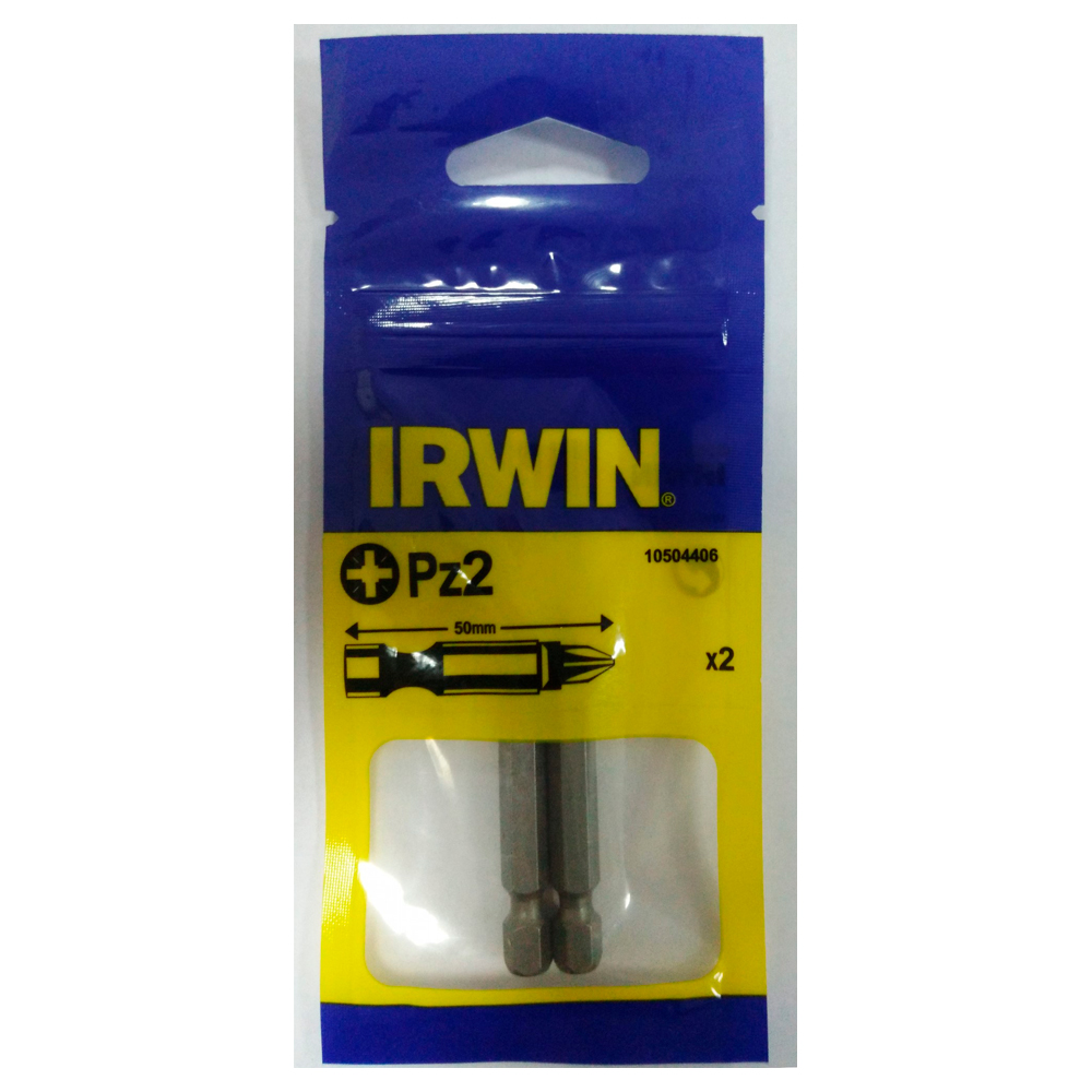 Набор бит Irwin 1/4"/50 mm Pozidriv Pz2, 10504406 photo 2