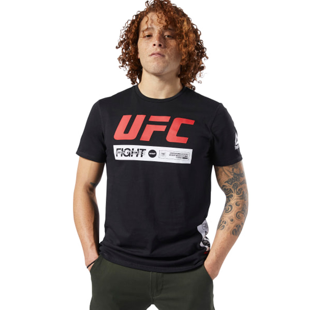Tricou bărbătesc Reebok UFC FG FIGHT WEEK TEE L Negru photo 3