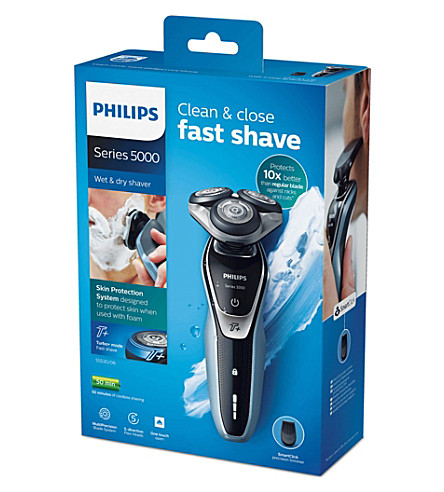 Aparat de ras Philips S5530/06 Negru cu аlbastru photo 4