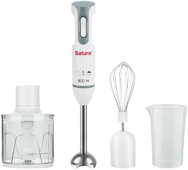 Blender Submersibil Saturn STFP9106 Alb / 2 viteze / 600 ml photo 1