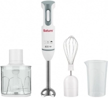 Blender Saturn STFP9106, 600 ml, 800 W, 2 trepte viteza, Alb 