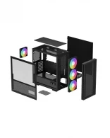 Carcasa DEEPCOOL CH560 DIGITAL / w/oPSU / Side-Window / Digital screen / 4x120mm ARG / ATX / Black thumbnav 5