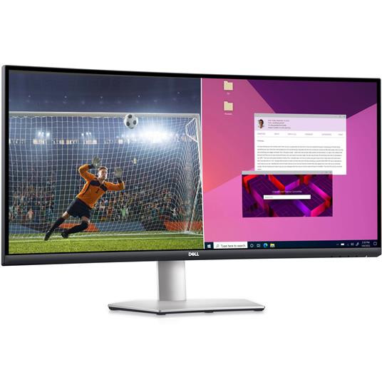 34.0" Monitor DELL S3423DWC / Curved  / 21:9 / 4K / 100Hz / Black/Silver photo 2