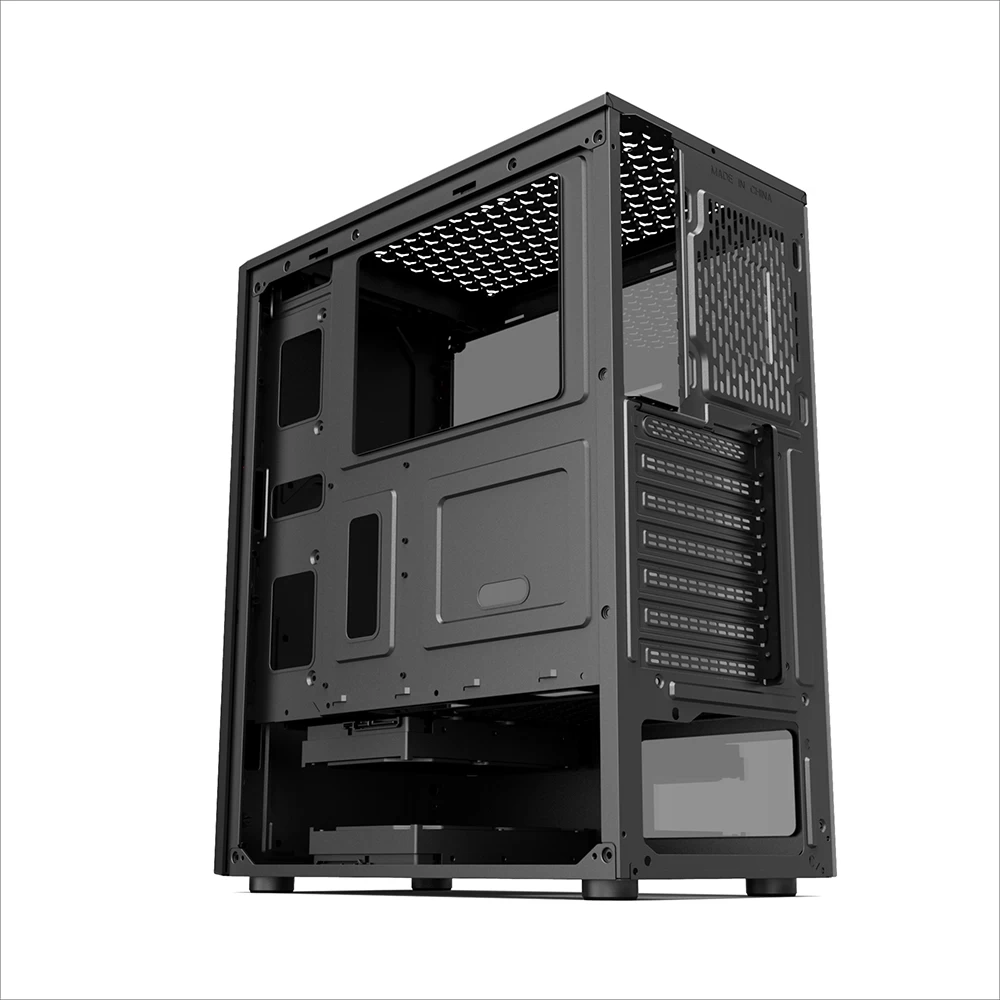 Carcasa Gaming 1STPLAYER RB-4 / no PSU / Side-Window / 1x120mm / ATX / Black photo 5