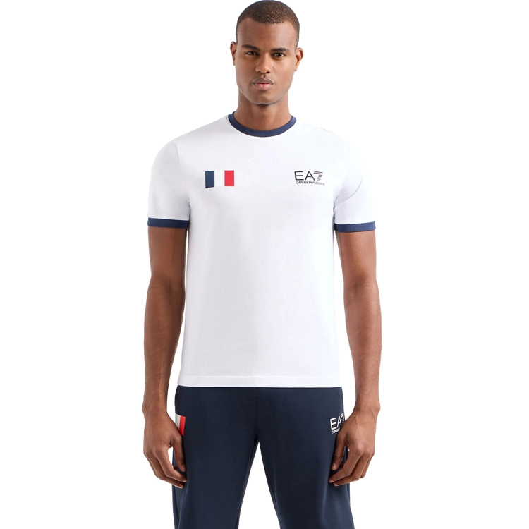 Футболка мужская EA7 EMPORIO ARMANI T-SHIRT France S Белый photo 5