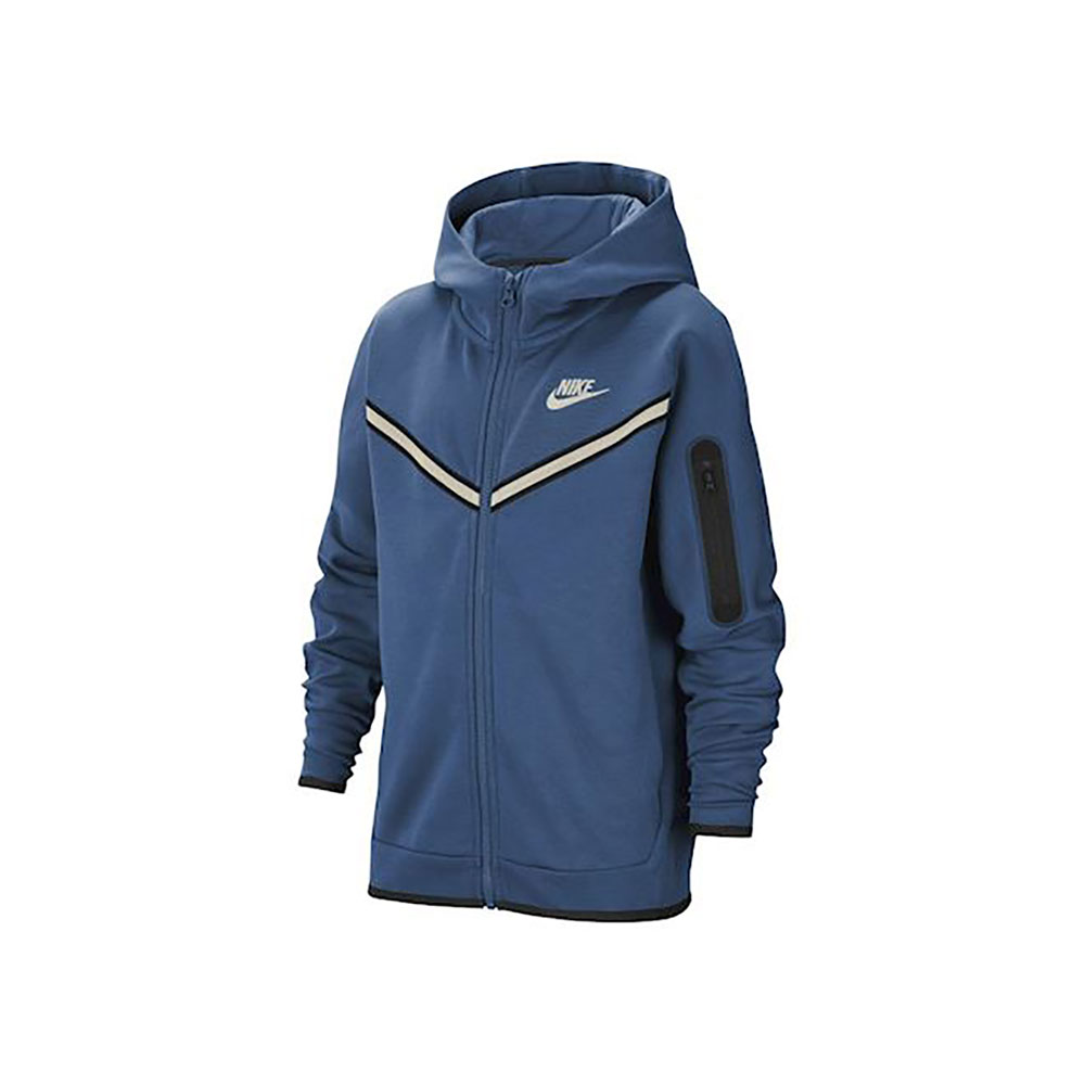 Hanorac Nike B NSW TCH FLC  FZ / Barbati / XL / Albastru photo 1