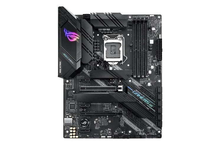 ASUS ROG STRIX B460-F GAMING, Socket 1200, Intel® B460 (10th Gen CPU), Dual 4xDDR4-2933, HDMI, DP, CPU Intel graphics, 2xPCIe X16, 6xSATA3, 3xPCIex1, RAID, 2xM.2, 1xM.2E-key, S1220A HDA, GbE LAN, 1xUSB3.2 Gen2 Type-C, 8xUSB3.2, Aura Sync RGB, ATX photo 1