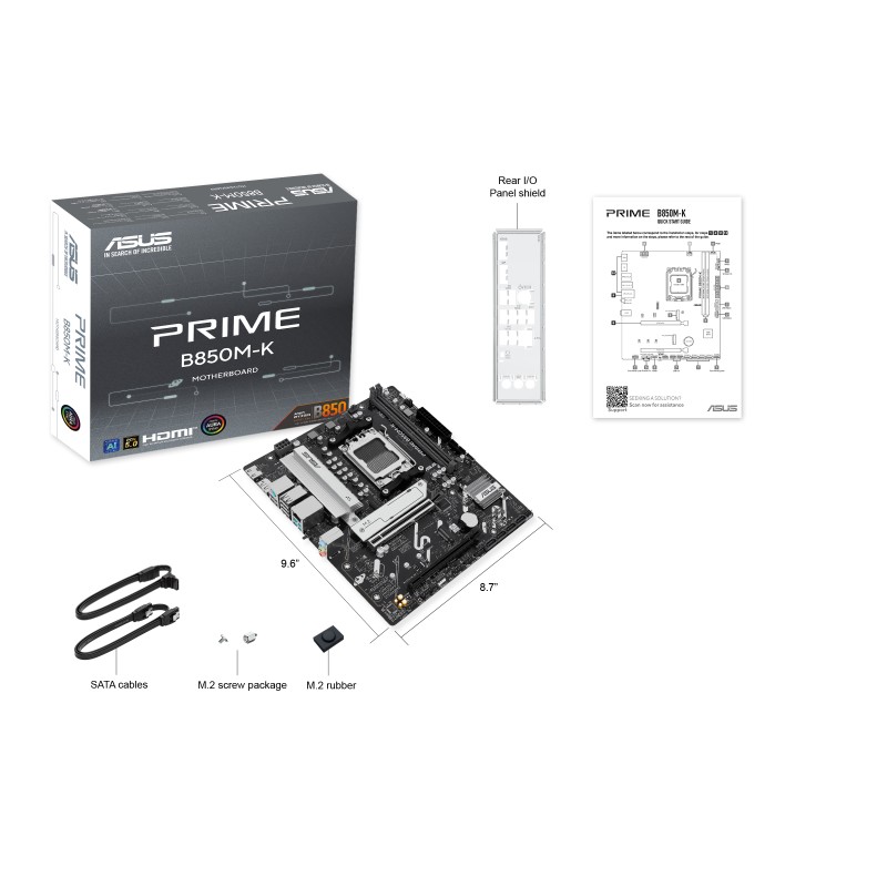 Placa de baza ASUS PRIME B850M-K/ AM5 / B850 / DDR5 / mATX photo 6