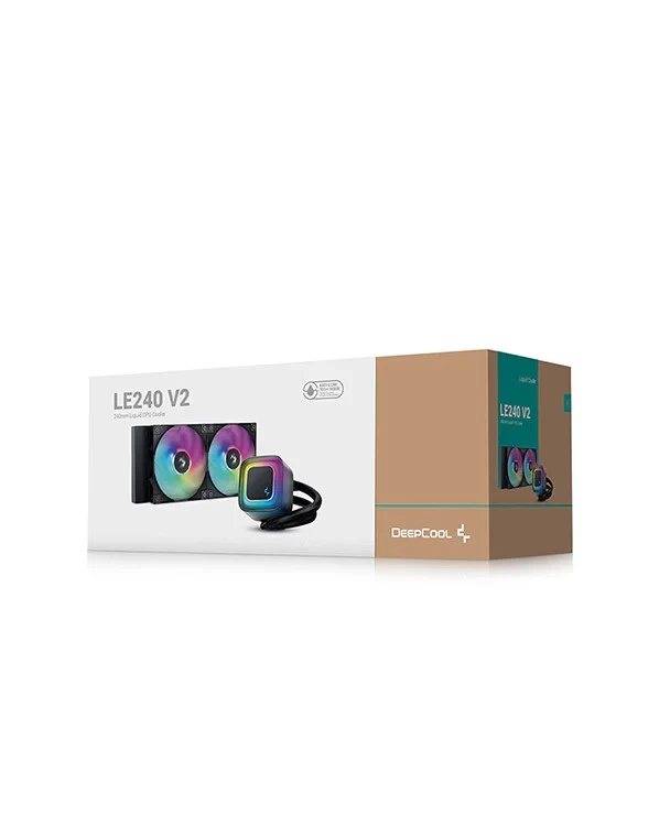 Жидкостный охладитель DEEPCOOL LE240 V2/ Universal/ 250W/ <31.6dBA/ 75.89CFM photo 6