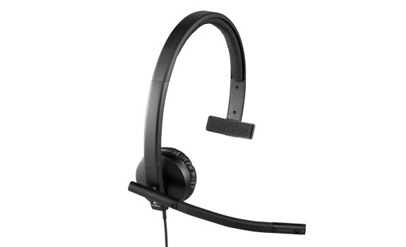Наушники Logitech H570e / Mono / Black photo 2
