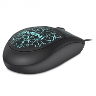 SVEN RX-70, Optical Mouse, Changeable backlighting, Soft Touch coating, 2+1 (scroll wheel), 1200 dpi, USB,  2m, Black thumbnav 7
