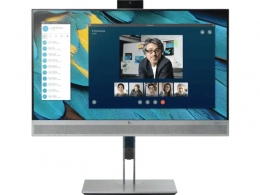 23.8" Монитор для Видеоконференций HP EliteDisplay E243m / 5ms / Webcam / Silver thumbnav 4