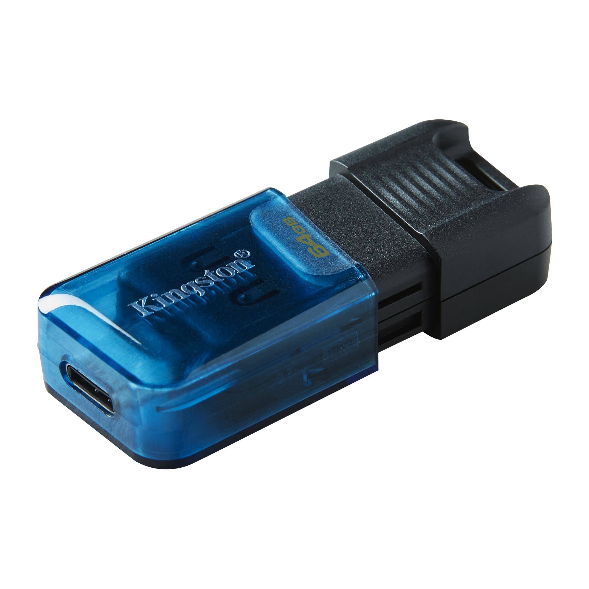 Флеш-накопитель USB-С Kingston DataTraveler 80M / 64ГБ / 200 MByte/s photo 2
