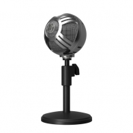 Microfon pentru Streaming AROZZI Sfera, Chrome thumbnav 1