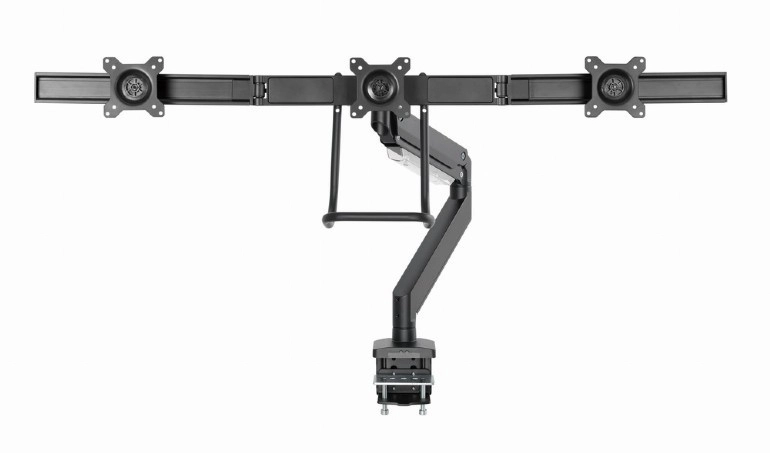 Регулируемый настольный кронштейн на 3 монитора 13”-27”, Gembird MA-DA3-03 photo 4