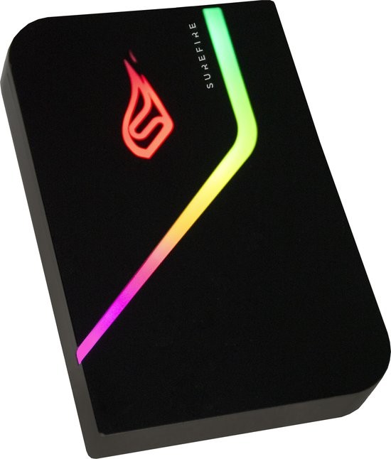 2.5” Внешний игровой SSD Verbatim Surefire PyroDrive / 1TB / USB 3.2 Gen1 / Black photo 2