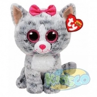 TY TY37075 Bb Kiki - Grey Cat 24cm 