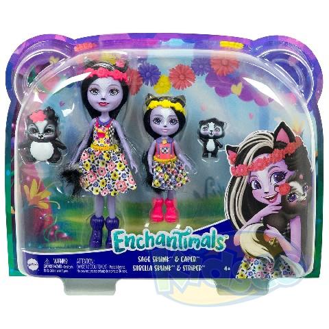 Enchantimals HCF82 Sconcsii Sage Si Surioara photo 1