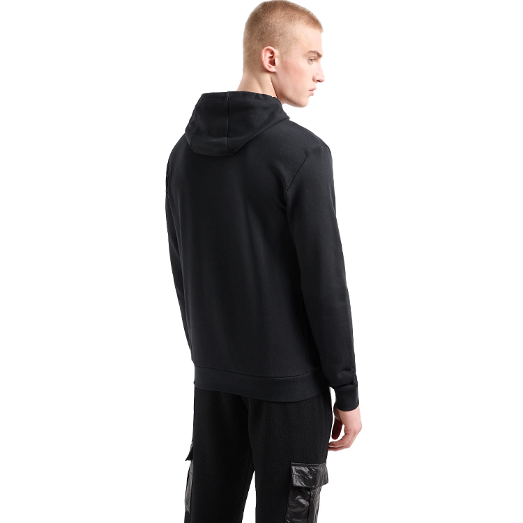 Hanorac pt bărbați EA7 EMPORIO ARMANI SWEATSHIRT S Negru photo 4