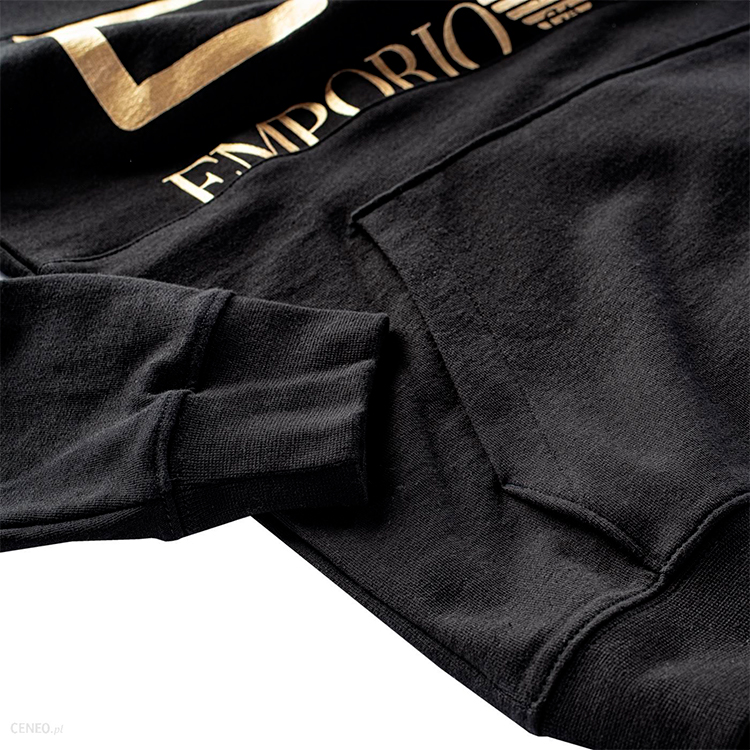 Hanorac pt bărbați EA7 EMPORIO ARMANI SWEATSHIRT M Negru photo 8