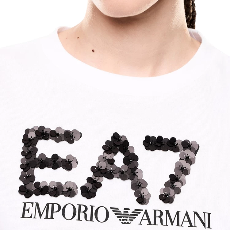Футболка EA7 EMPORIO ARMANI TRAIN LOGO SERIES W TEE CRYSTA photo 4