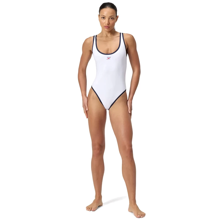 Купальник Speedo SOLID SCOOP 1PC S Белый Женский photo 4